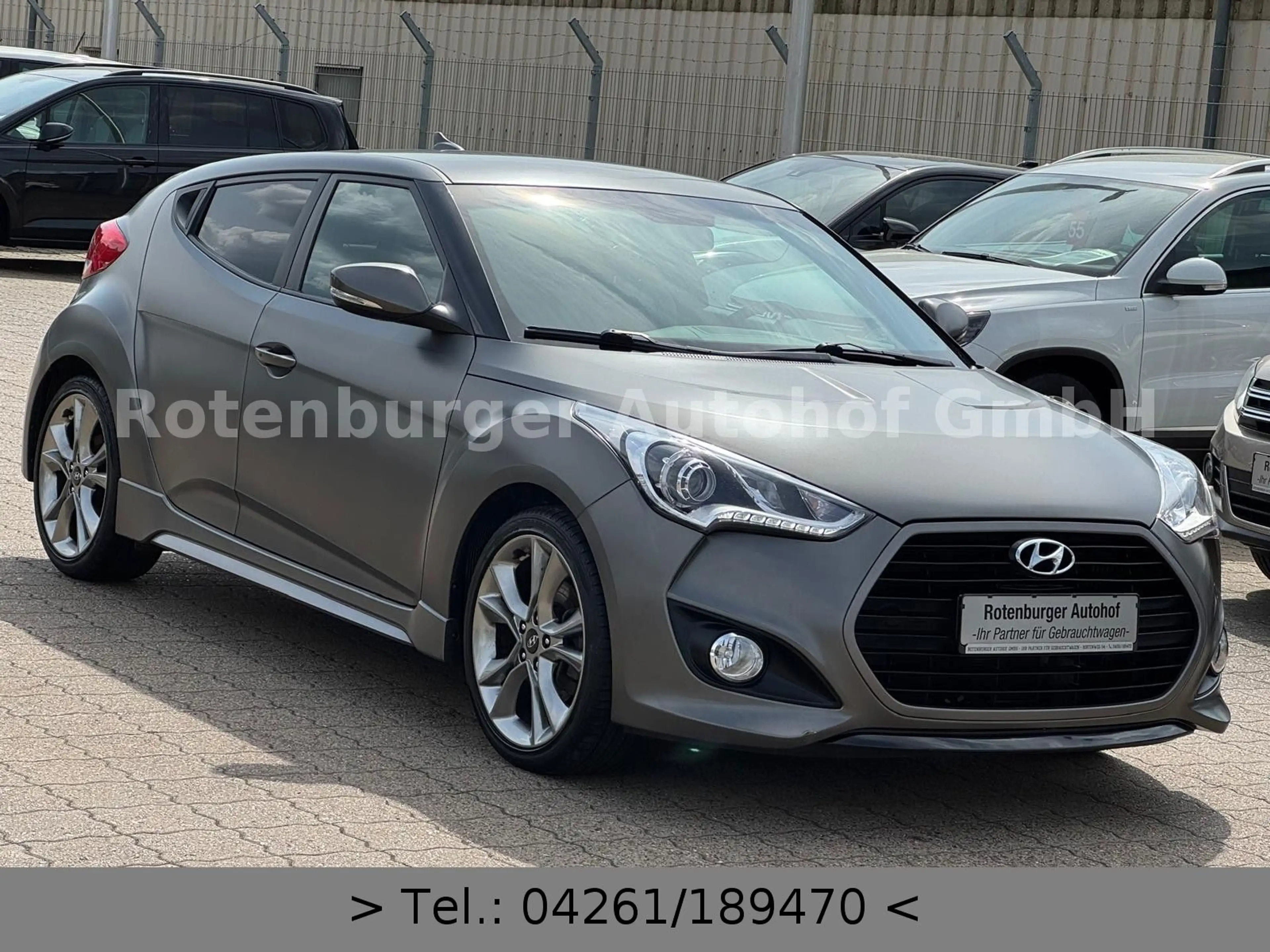 Hyundai VELOSTER 1.6*TURBO-GDI*MATT*FINISH*LEDER*TÜV NEU — photo 3