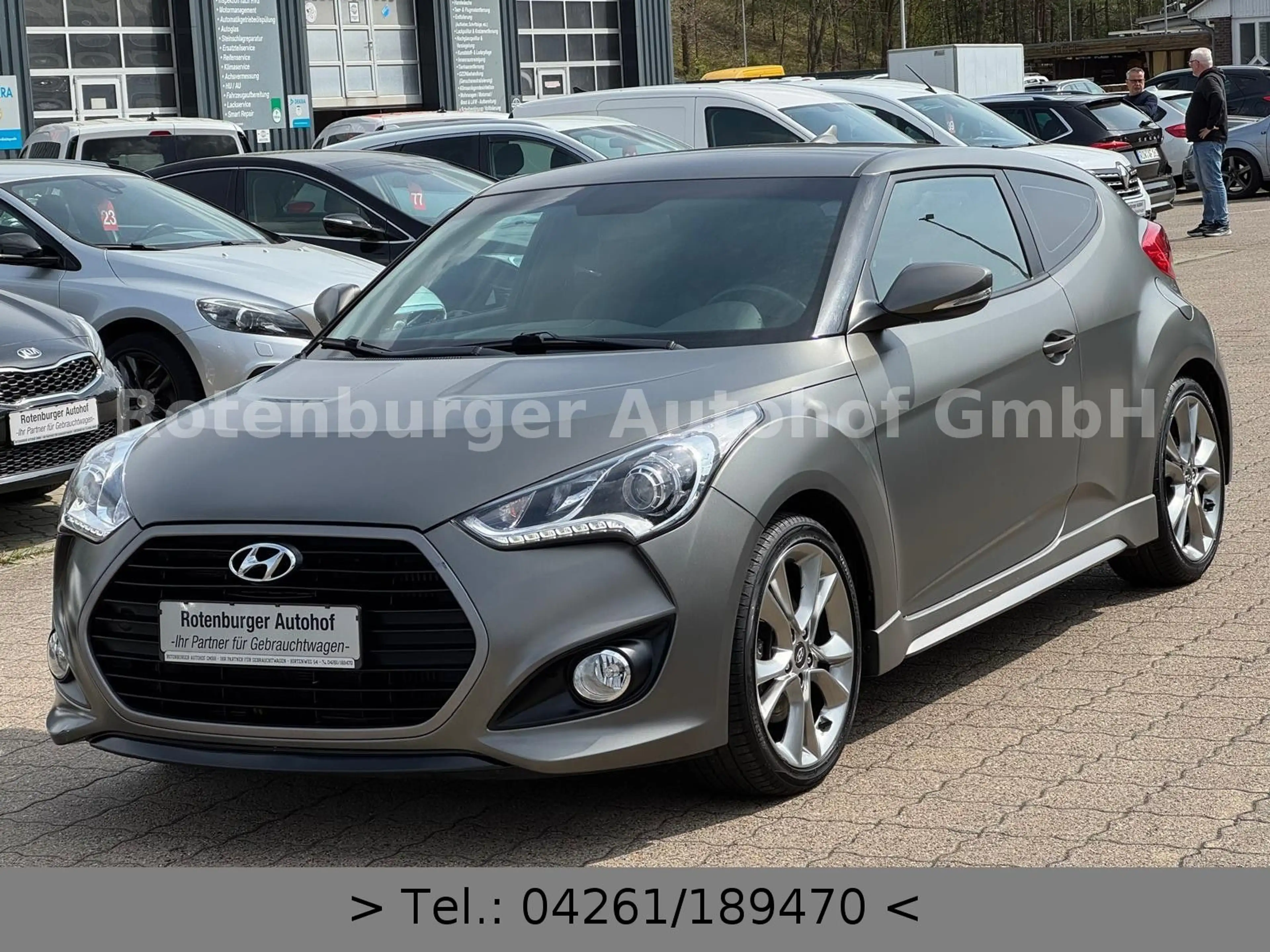 Hyundai VELOSTER 1.6*TURBO-GDI*MATT*FINISH*LEDER*TÜV NEU — photo 2