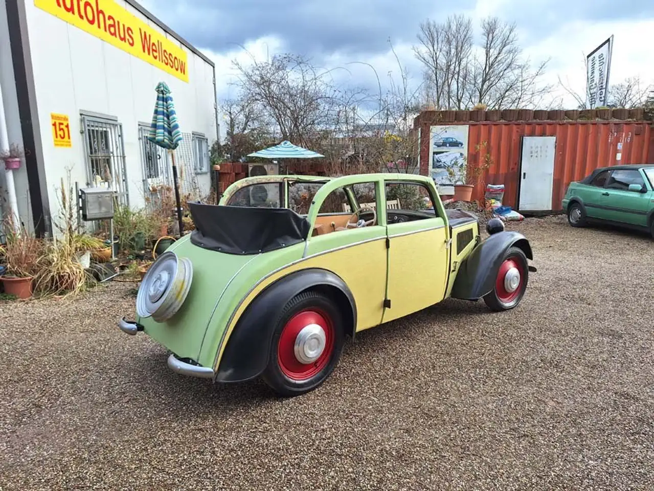 DKW F7-700 Meisterklasse Cabrio-Lim Reichsbrief, foto 3