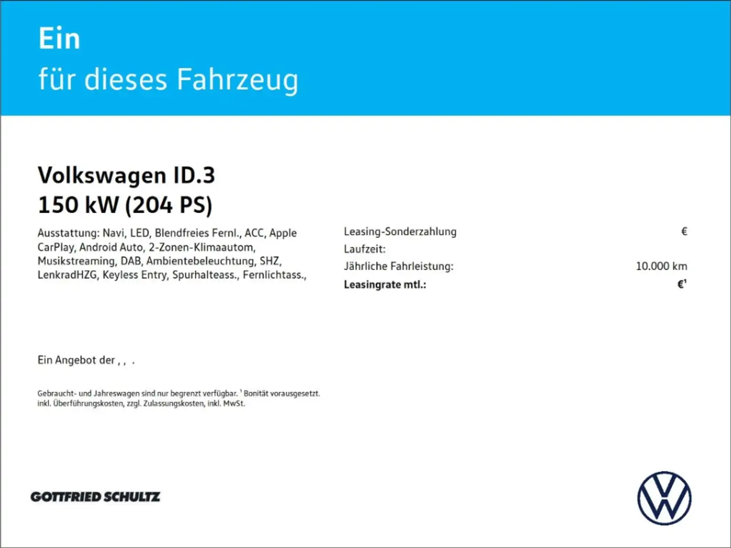 Volkswagen ID.3 PRO 58 kWh SITZHEIZUNG EINPARKHILFE NAVI CCS Grau - 2