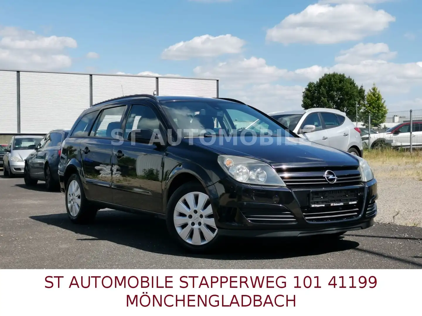 Opel Astra H Caravan Sport/Klima/AHK/TÜV 7.2027 Schwarz - 2