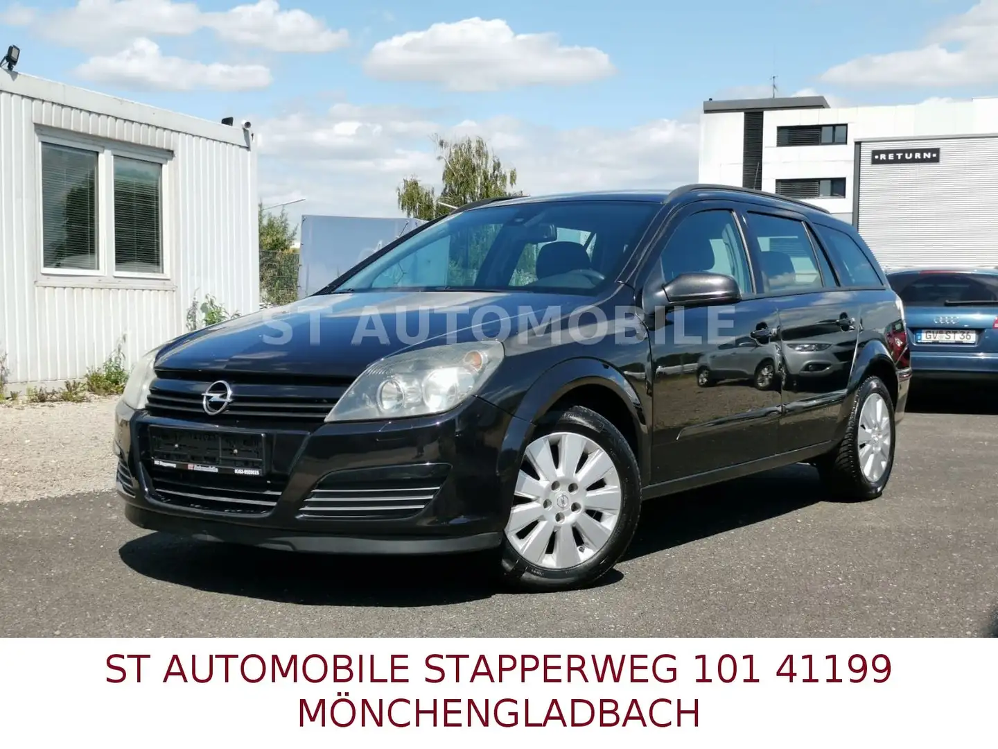 Opel Astra H Caravan Sport/Klima/AHK/TÜV 7.2027 Schwarz - 1