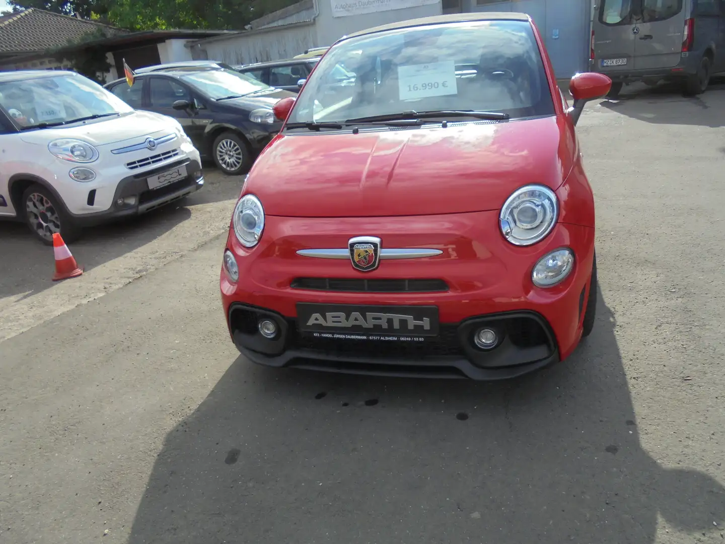 Fiat 595 Abarth Cabrio Rojo - 1