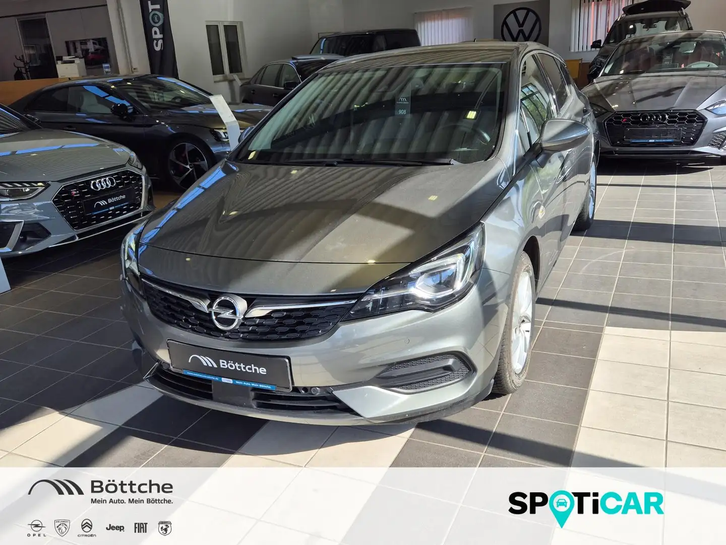 Opel Astra 1.4 Turbo ILUX NAVI RFK SHZ ALU Gris - 1