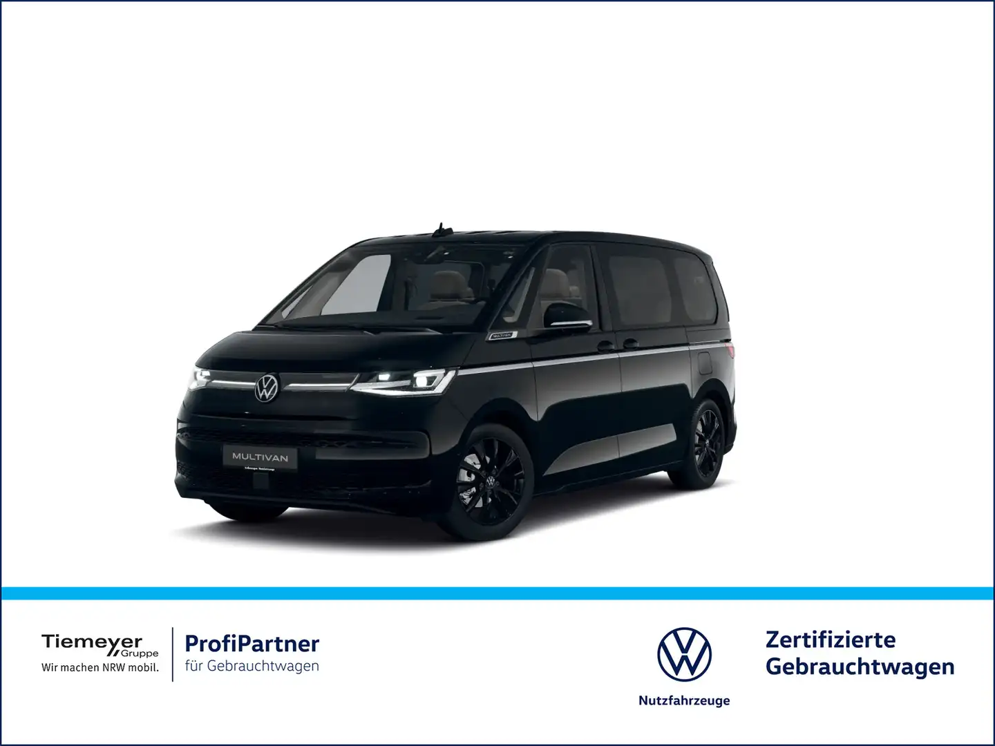 Volkswagen T7 Multivan T7 Multivan TDI STYLE STD.HZ 360 AHK ACC eKLAPPE Schwarz - 1