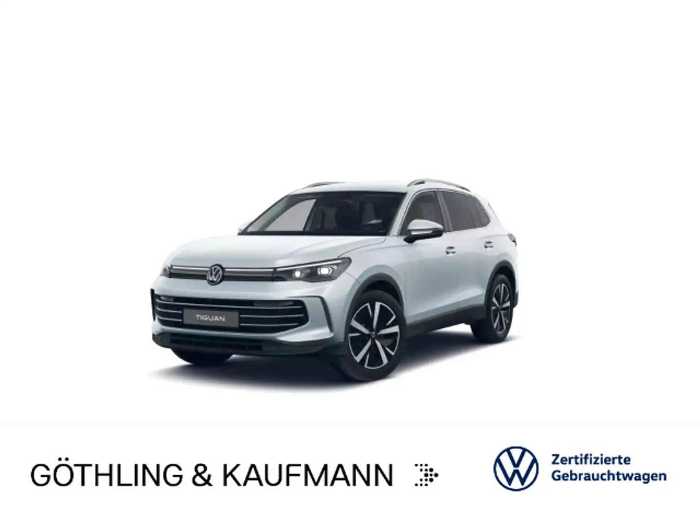 Volkswagen Tiguan Elegance 4M 2.0TDI 142kW*NAVI*AHK*KAM*STD Silber - 1