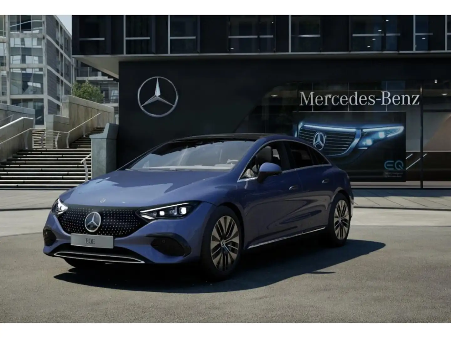 Mercedes-Benz EQE 350 + Electr-Art/Pano/Burm/DIGITAL/HAL/Sitzkl Blau - 2