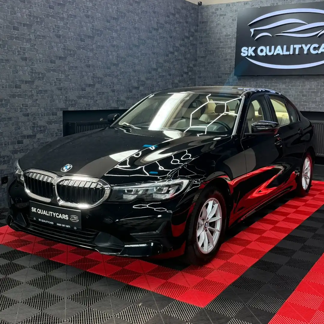 BMW 318 - 318 d Schwarz - 1