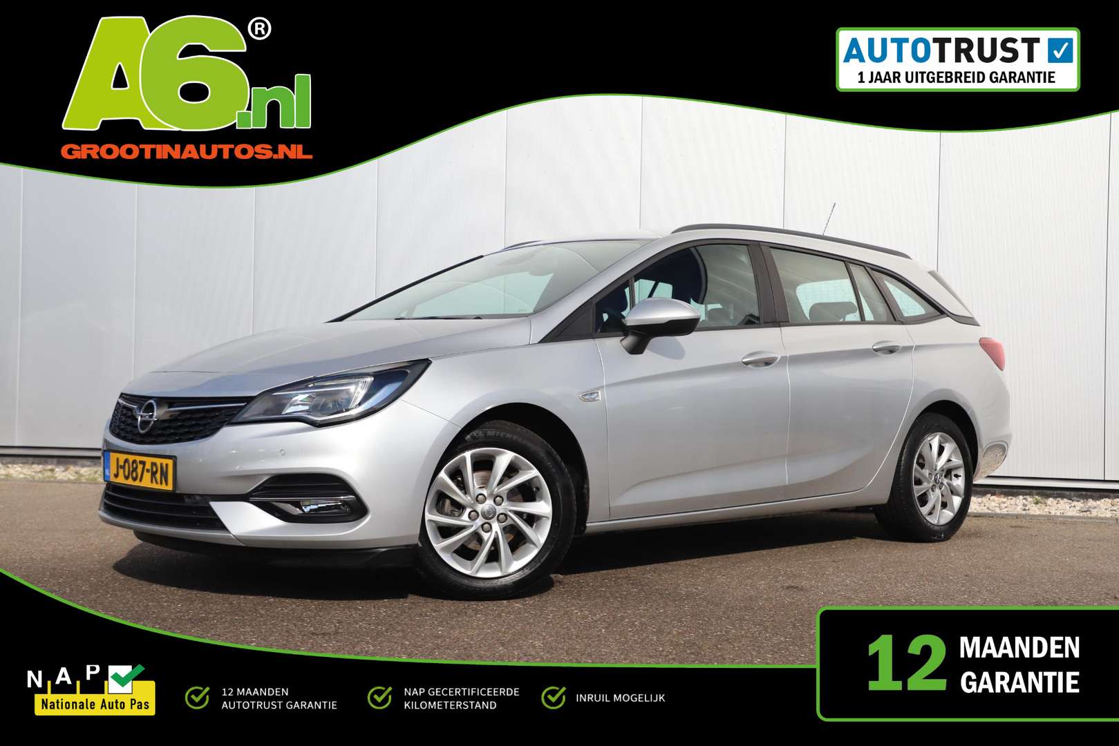 Opel Astra nuo 205 €/ mėn Benzinas 2020m. Kita Mechaninė