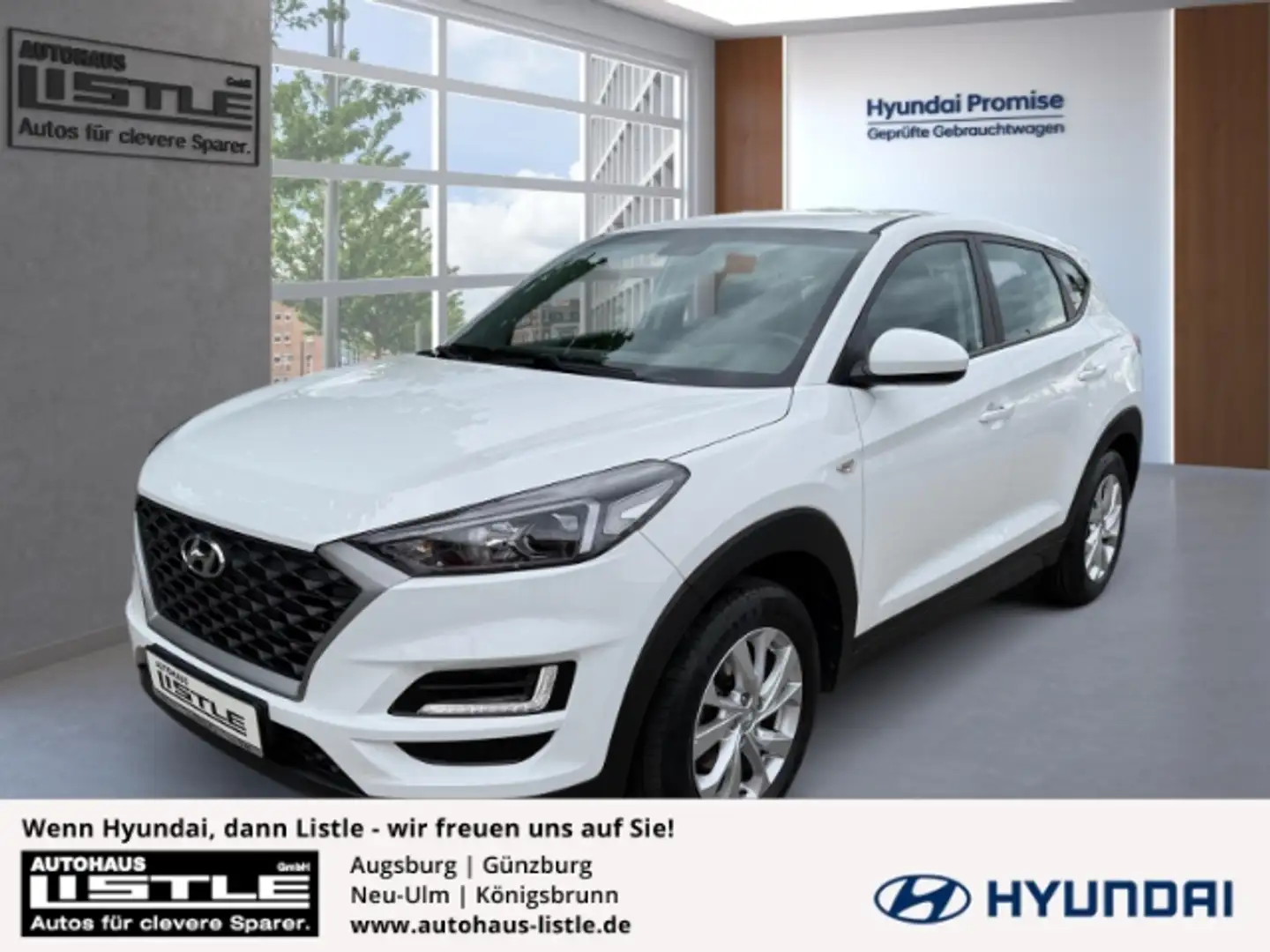 Hyundai TUCSON Pure 2WD 1.6 +RADIO+KLIMA+LICHTSENSOR+BLUETOOTH+UV Blanc - 1