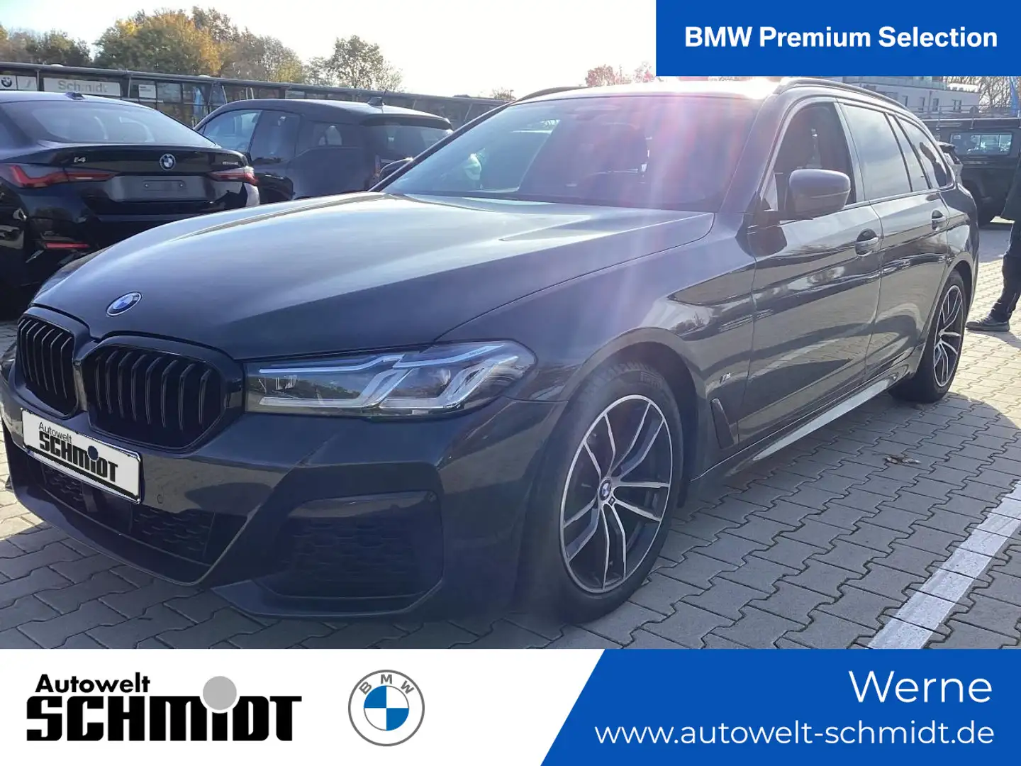 BMW 520 i Touring M Sportpaket + 2Jahre-BPS.-GARANTIE Grau - 1