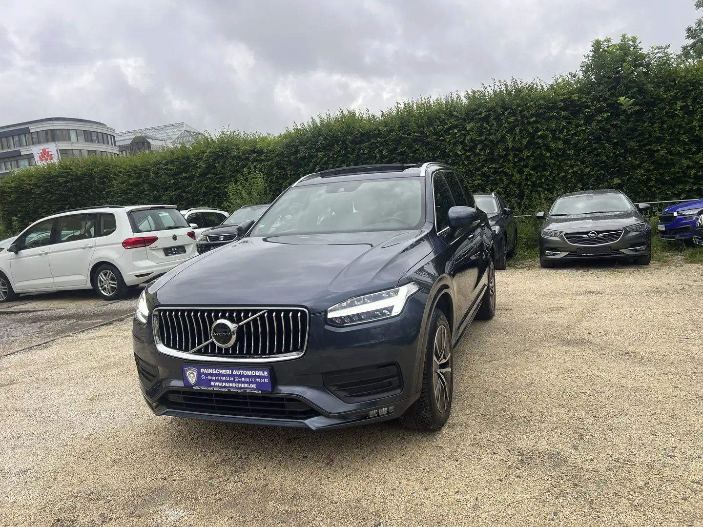Volvo XC90 Momentum Pro AWD AHK+PANO-SD+360°+LEDER+ACC+LED Blau - 2