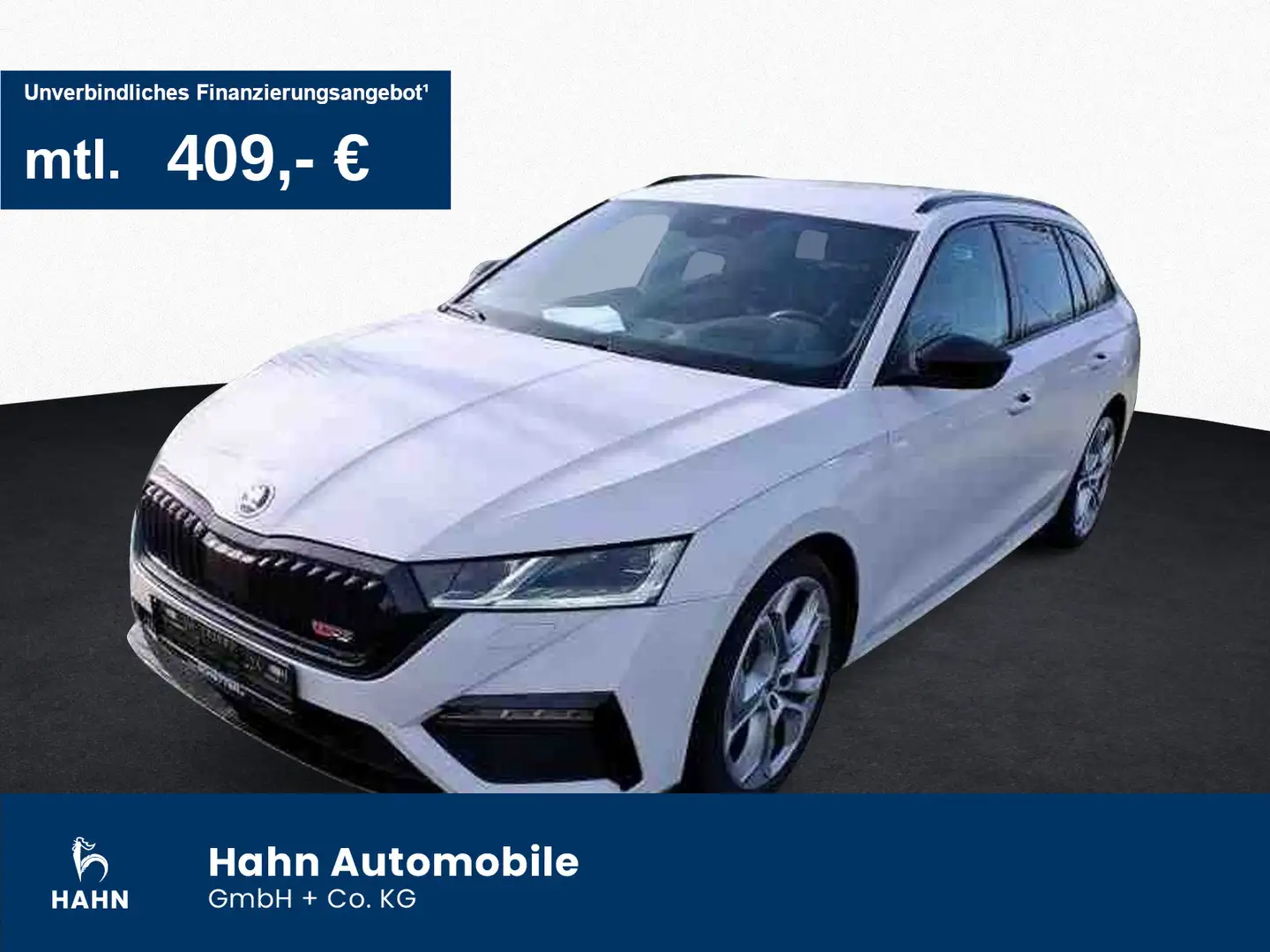 Skoda Octavia Combi 2.0 TDI DSG RS Navi AHK LED Sitzhz Weiß - 1