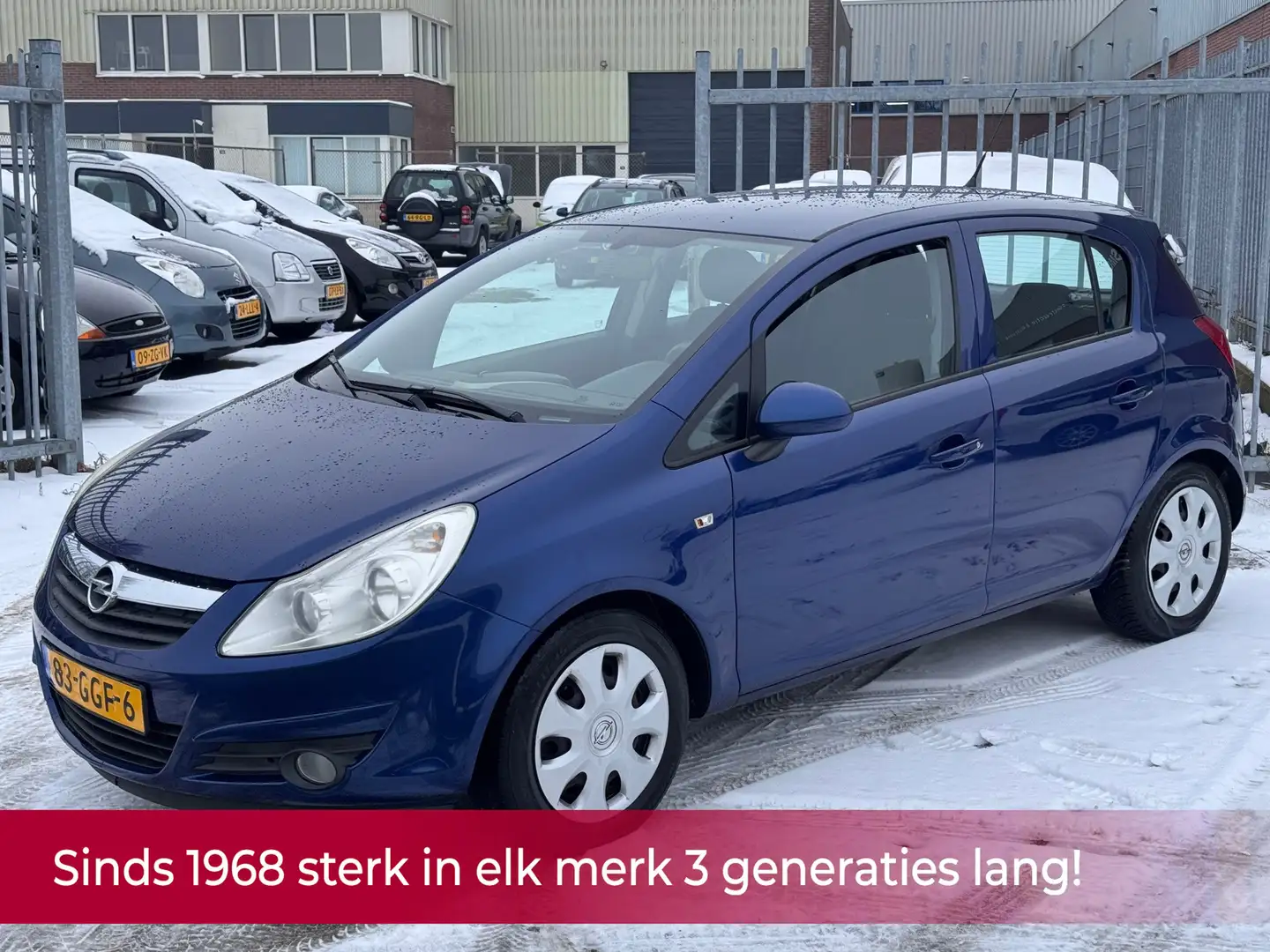 Opel Corsa 1.4-16V Enjoy 5 deurs VOL AUTOMAAT 90KP! NL AUTO N Blau - 1
