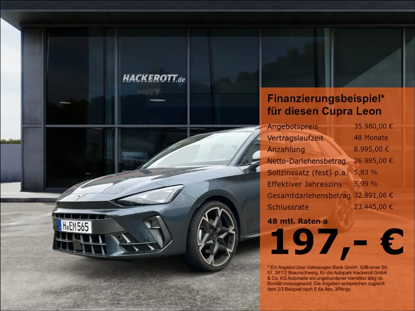 CUPRA Leon Sportstourer 1.5 ETSI Sennheiser, Matrix-LED, Pano Grau - 1