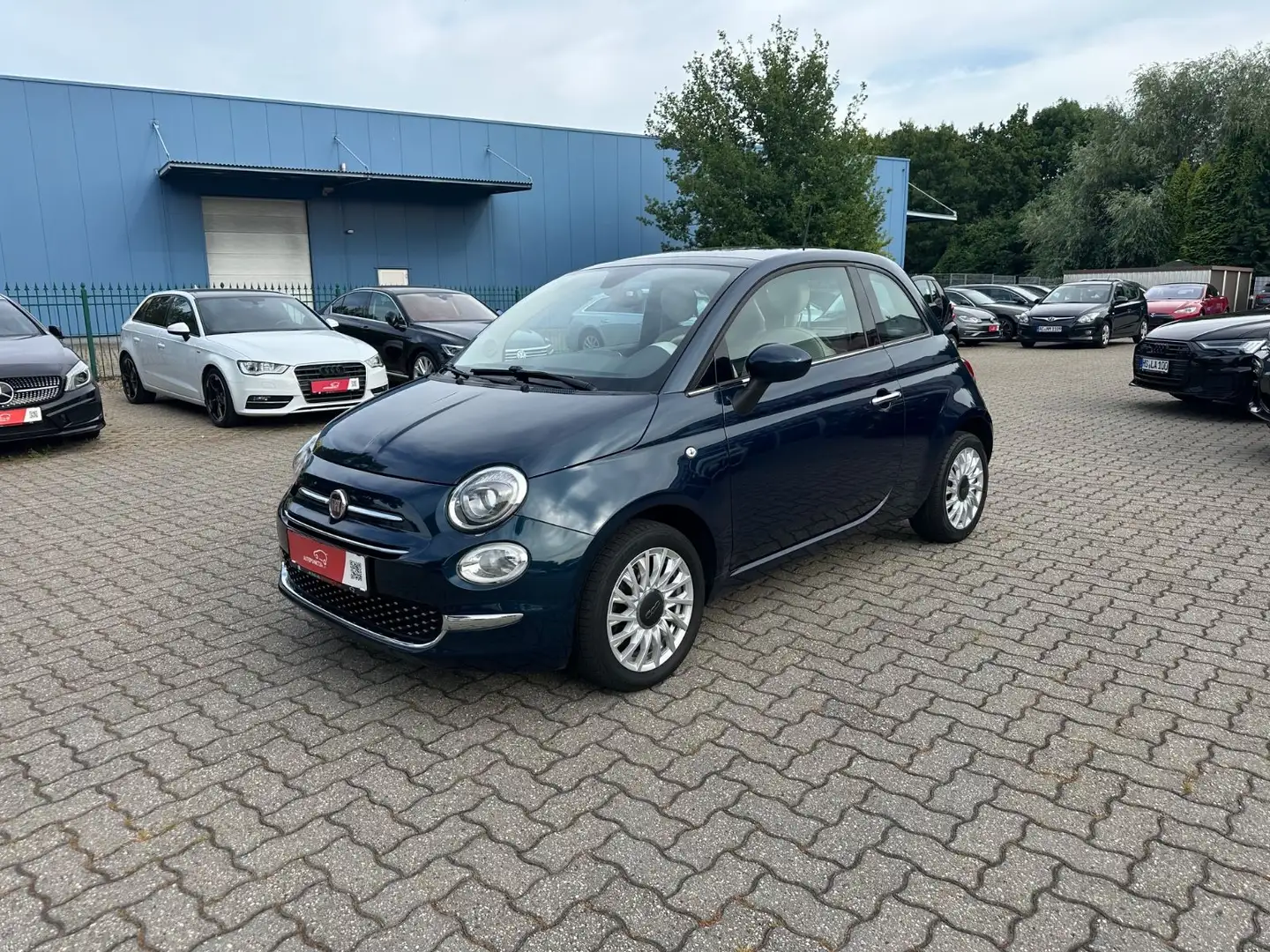 Fiat 500 1.2 8V Lounge 1.HAND Pano ALU Temp PDC Bluet Blau - 1
