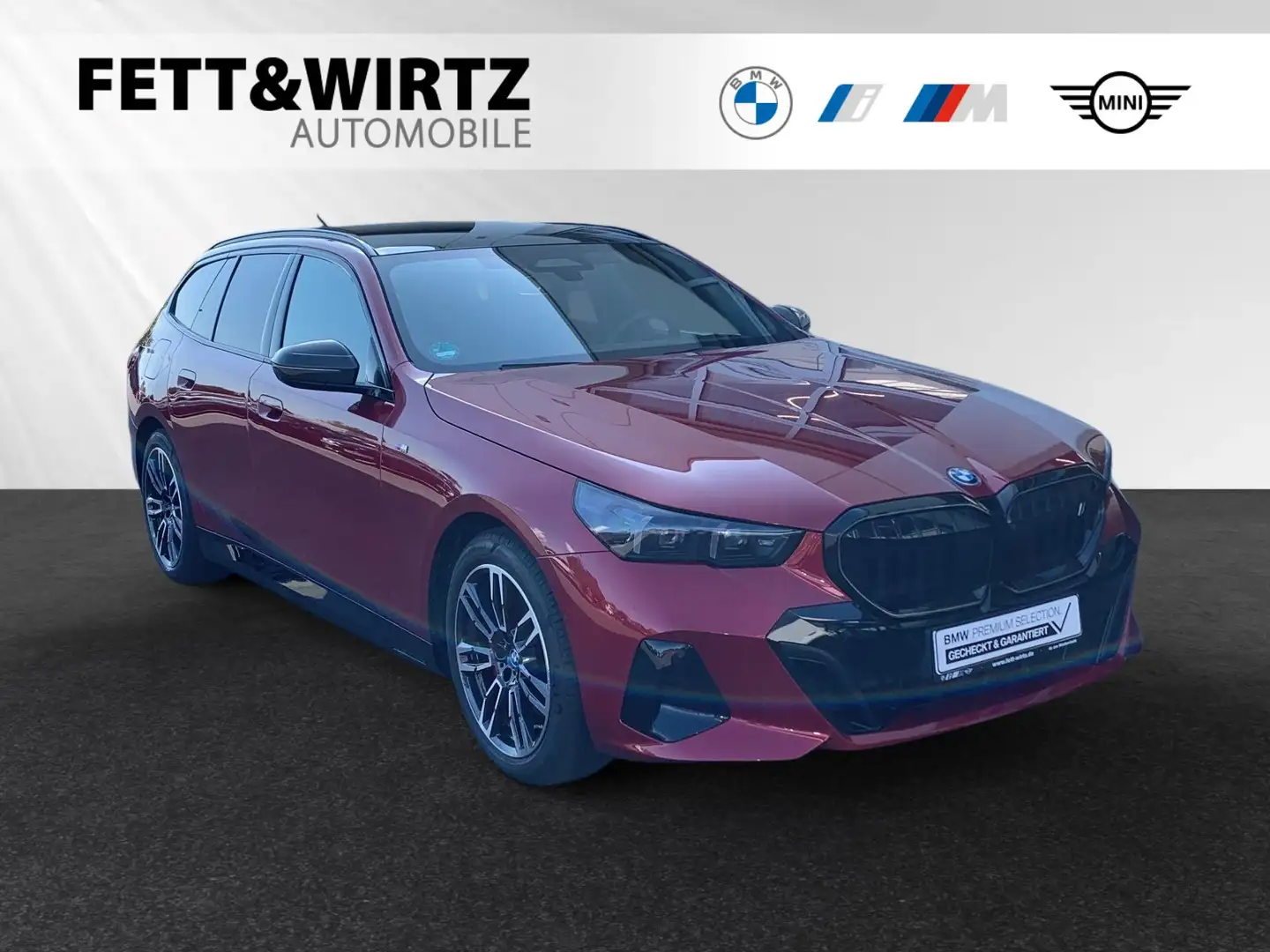 BMW i5 eDrive40 Lr. 503,- br. o.Anz. 24Mon/5`Km p.A. Rot - 1