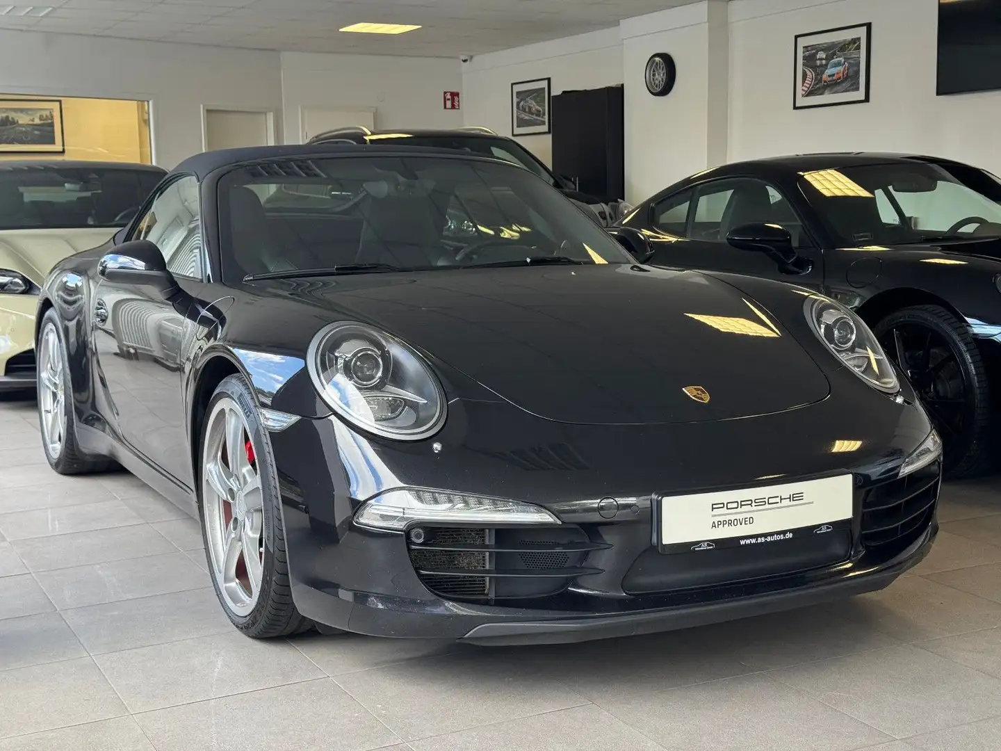 Porsche 991 Carrera S Cabrio PDK 18-Wege Burmester PDCC Schwarz - 1