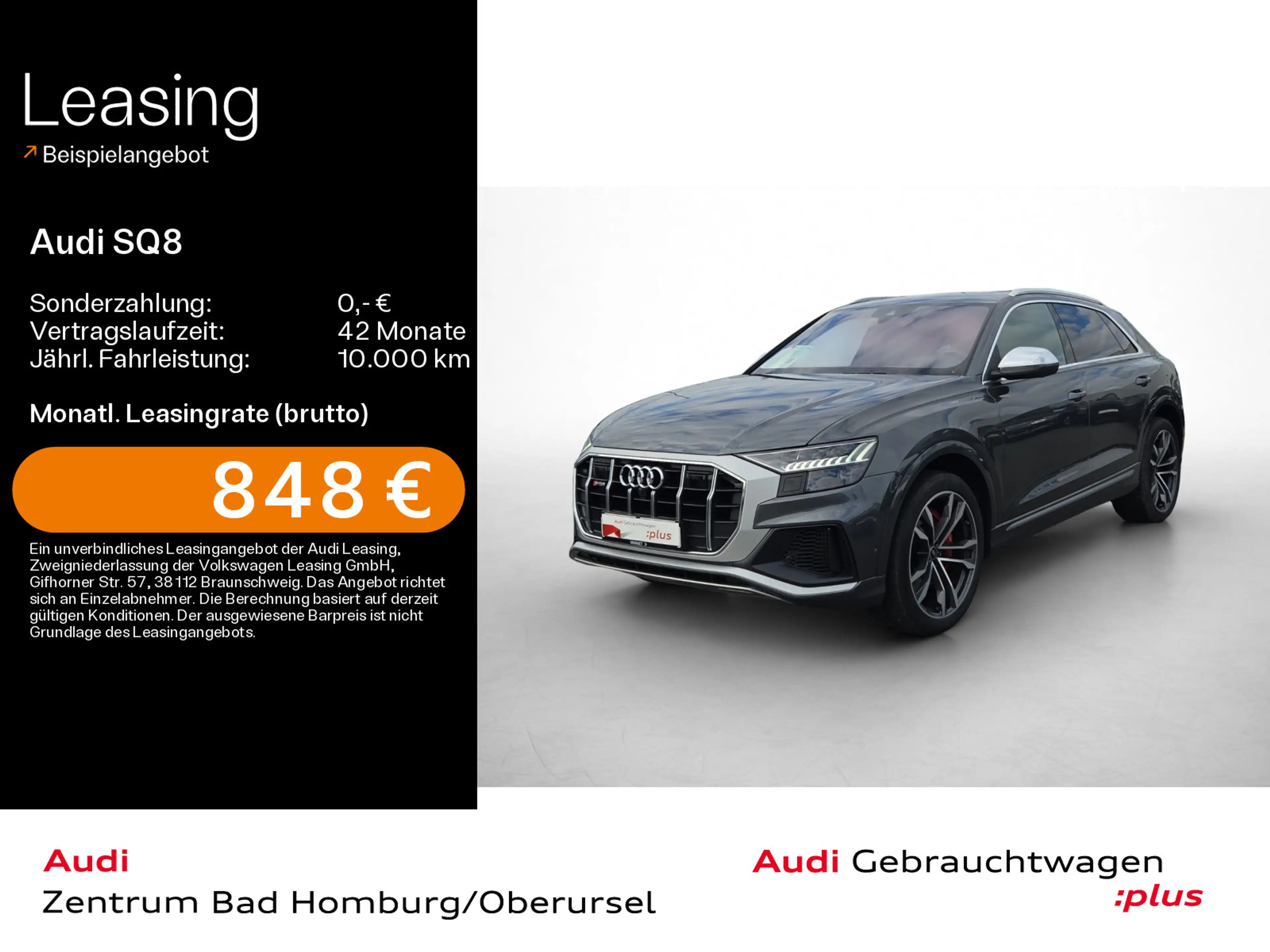 Audi SQ8 TFSI  QUATTRO Matrix*Pano*Kamera*Akusik*HUD*