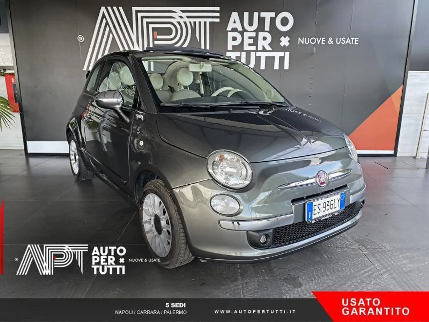 Fiat 500C 500C 1.2 Lounge 69cv Grigio - 2