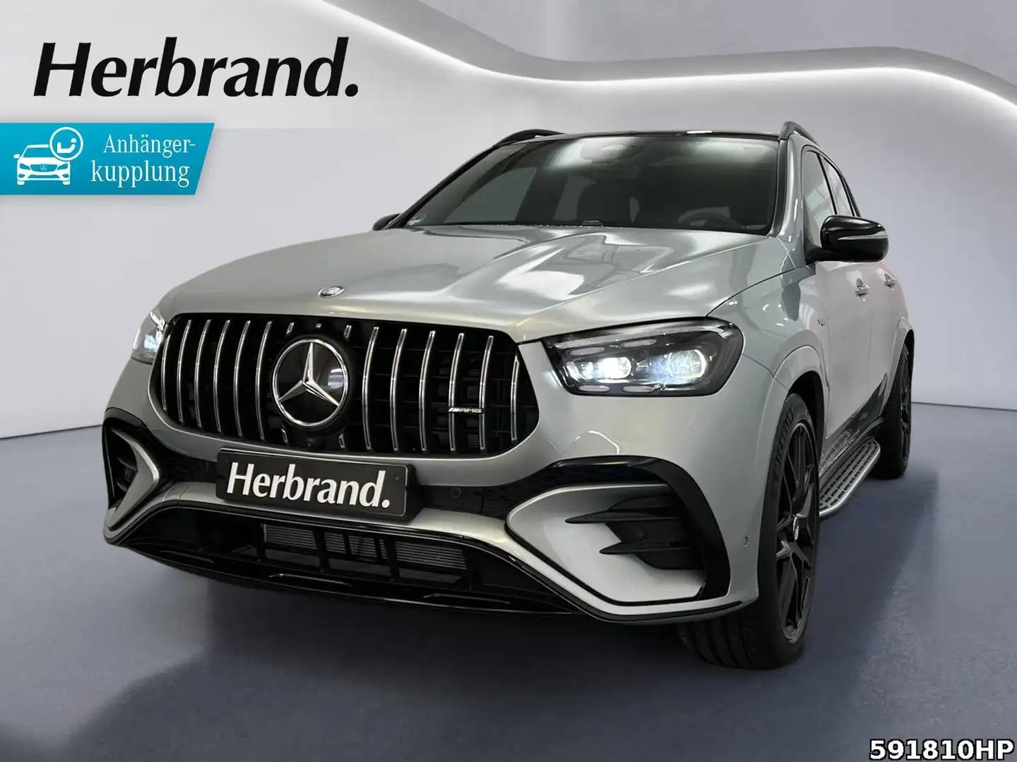 Mercedes-Benz GLE 53 AMG HYBRID 4MATIC+ +AHK+360°KAM+MASSAGE+ Argintiu - 1