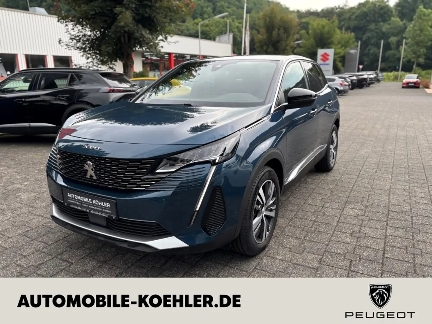 Peugeot 3008 1.2 Allure AHK DAB SITZHZG 360° KAMERA Bleu - 1