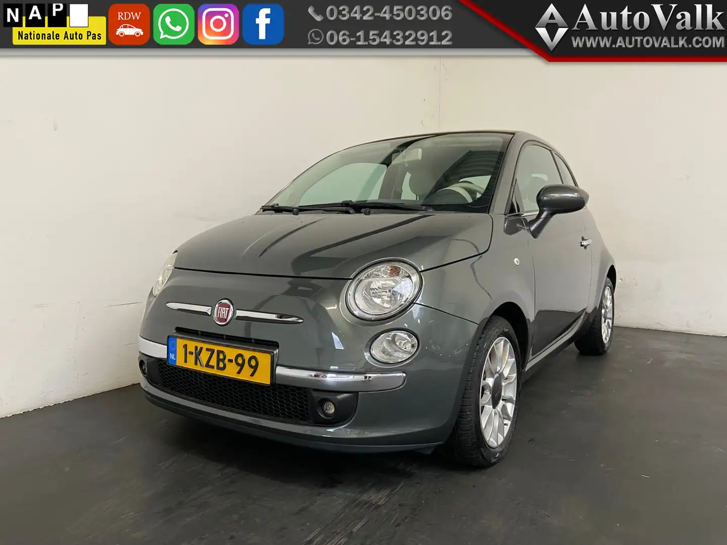 Fiat 500C 0.9 TwinAir Rock Millionaire Gris - 1