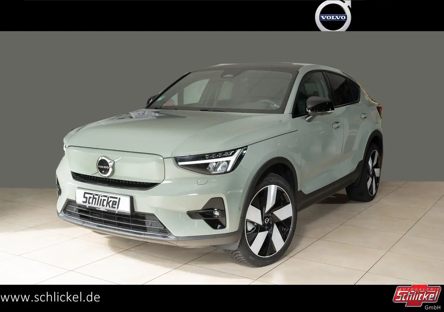 Volvo C40 Recharge Pure Single Motor Ultimate ACC 360°Ka. Grün - 1