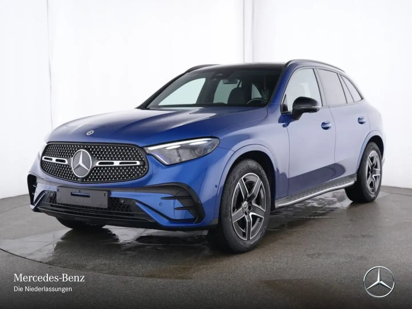 Mercedes-Benz GLC 300 4M AMG+NIGHT+PANO+360+AHK+STHZG+TOTW+9G Blau - 2