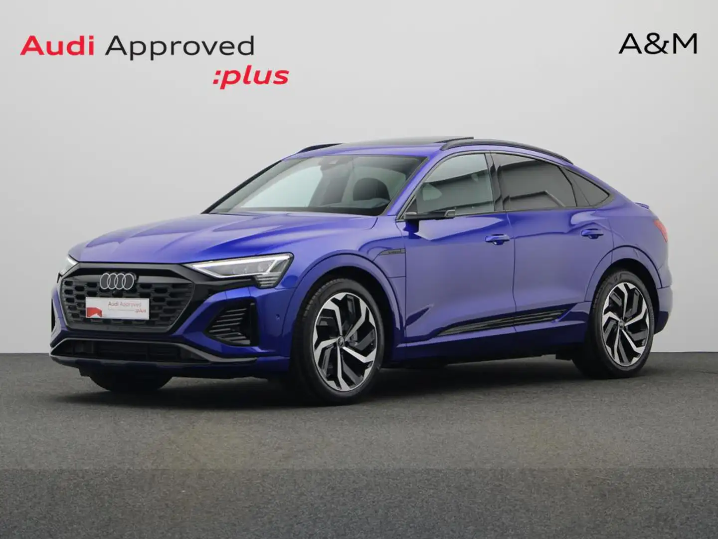 Audi Q8 e-tron Sportback S LINE 106 kWh 55 QUATTRO 408 PK Синій - 1