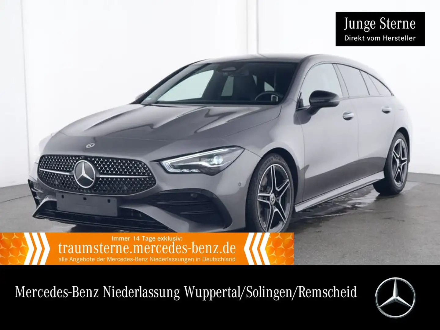 Mercedes-Benz CLA 200 AMG+NIGHT+AHK+LED+BURMESTER+KAMERA+TOTW+7G Gris - 1
