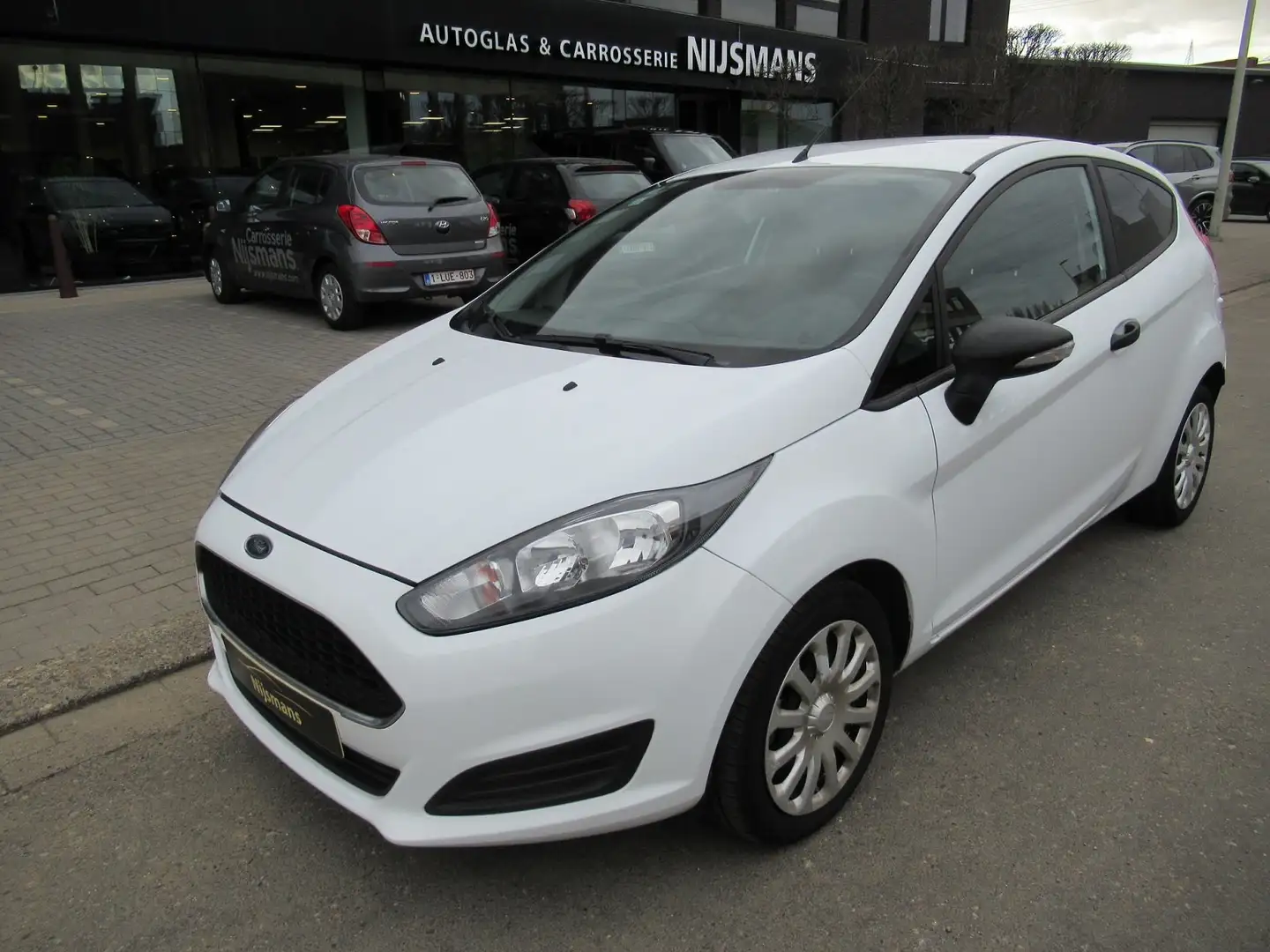 Ford Fiesta 1.5 TDCi Lichte vracht - Airco - Navi - Euro 6b Weiß - 1