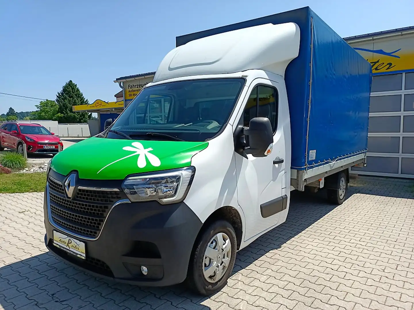 Renault Master Master Pritsche Planenaufbau Ladebordwand  L3 3... Weiß - 1
