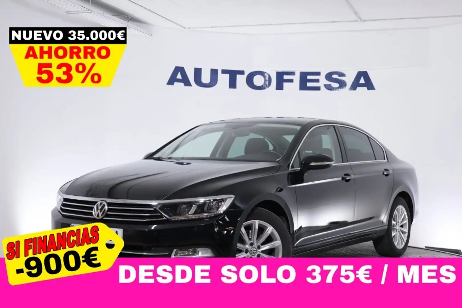 Volkswagen Passat 2.0 TDI 150CV 4P # IVA DEDUCIBLE,NAVY,PARKTRONIC Negro - 1
