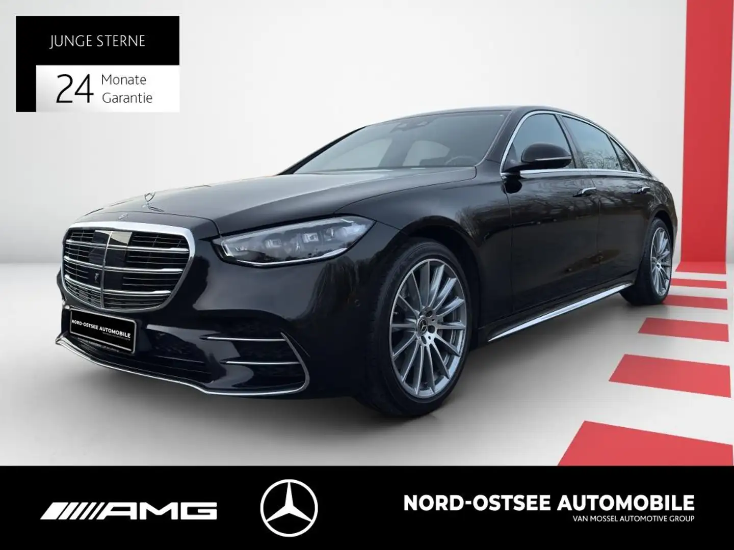Mercedes-Benz S 400 d AMG 4MATIC LANG HUD MULTIBEAM 360°KAMERA Noir - 1