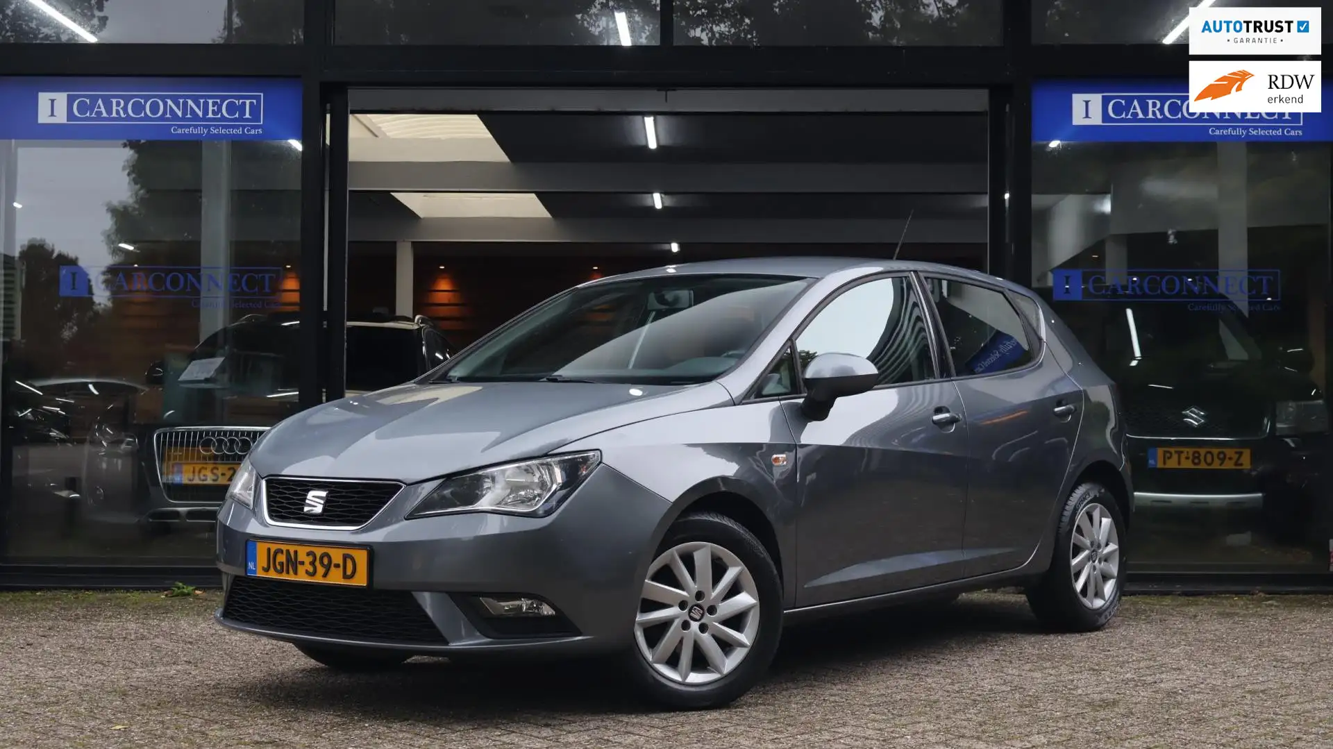 SEAT Ibiza 1.2 TSI Style 86PK|Cruise|Clima|LMV|Nette staat. Grijs - 1