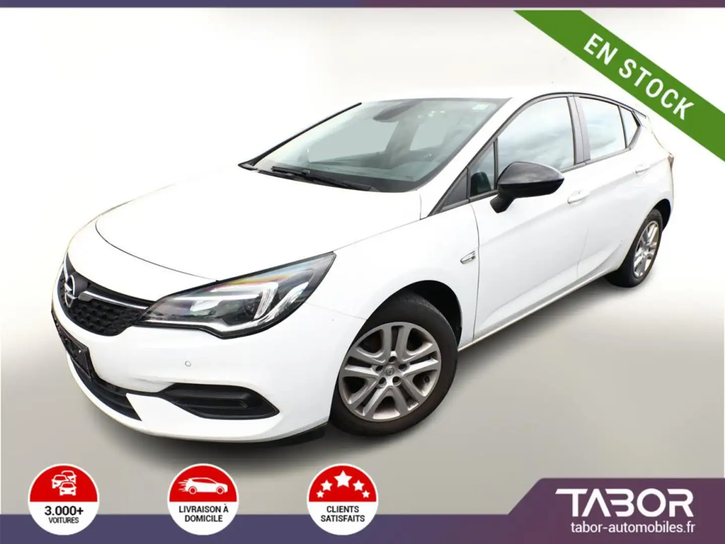 Opel Astra K 1.2 110 Turbo Edition LED Cam PDC Blanc - 1