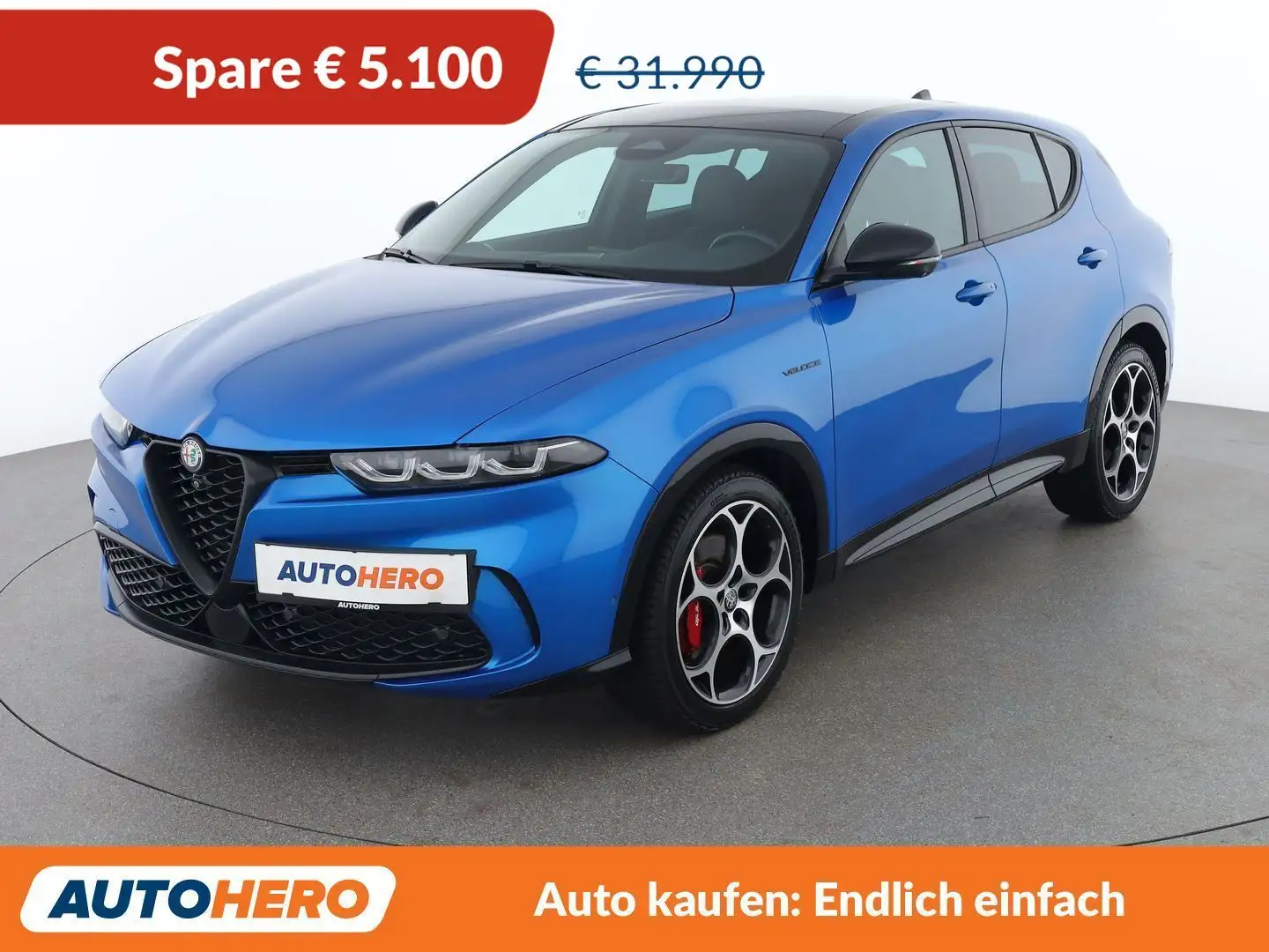 Alfa Romeo Tonale 1.5 VGT Veloce Mild-Hybrid Blau - 1