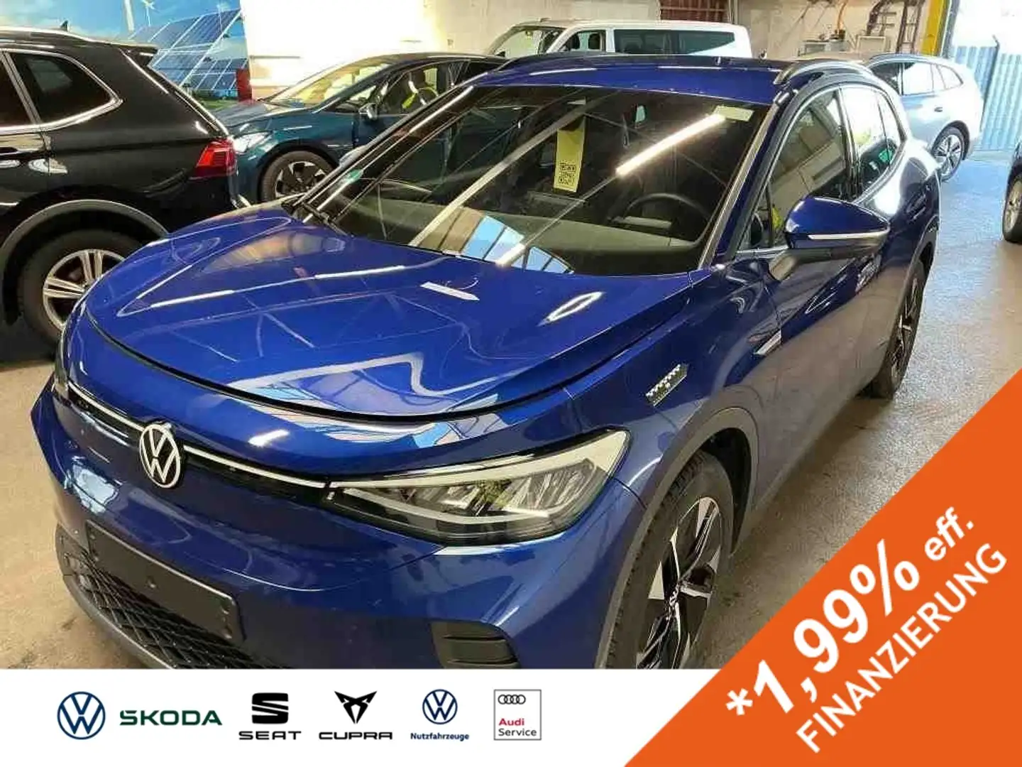 Volkswagen ID.4 PRO PERF. 82 kWh +WÄPU +AHK +19" +CARPLAY +LED +A Blau - 1