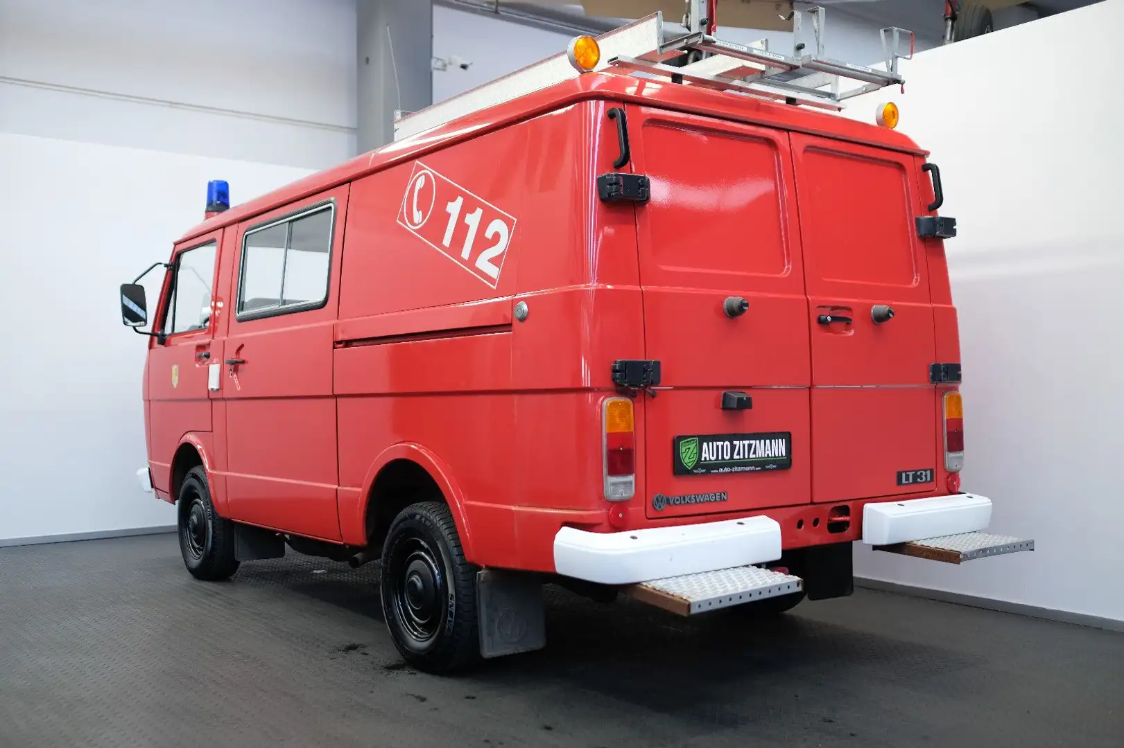 Volkswagen LT 31 FEUERWEHR H-ZULASSUNG TÜV 2027/2xSchiebetür Roşu - 2