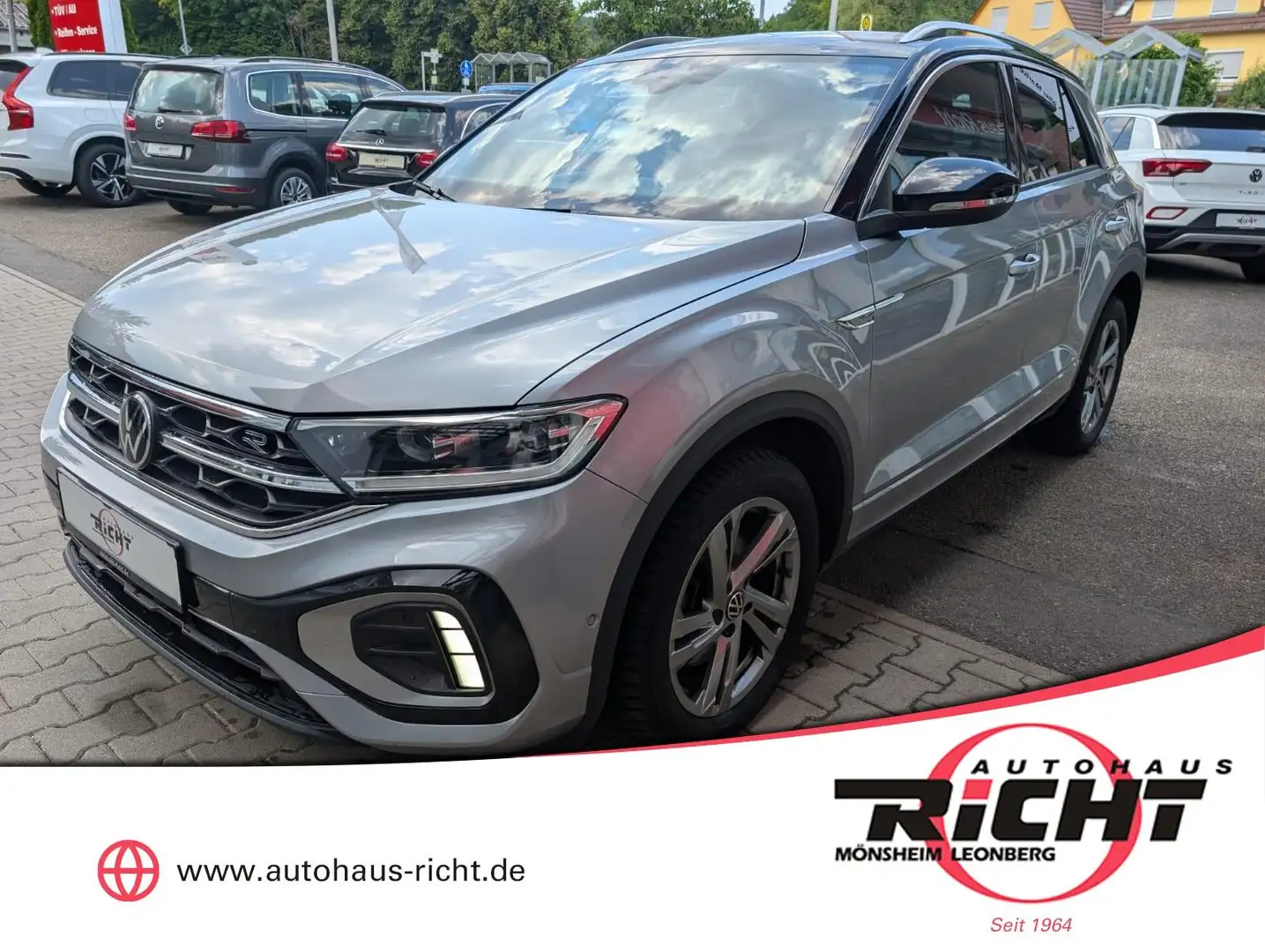 Volkswagen T-Roc 2.0 TDI R-Line Navi AHK Kamera LED ACC Virtual Zilver - 1