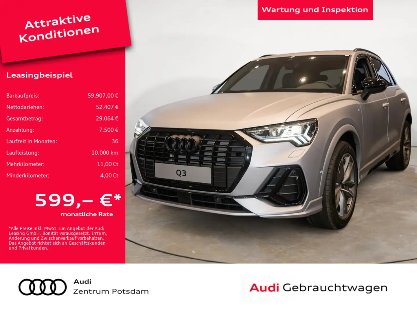 Audi Q3 S line 40 TFSI quattro 140190 kWPS S tronic - 1