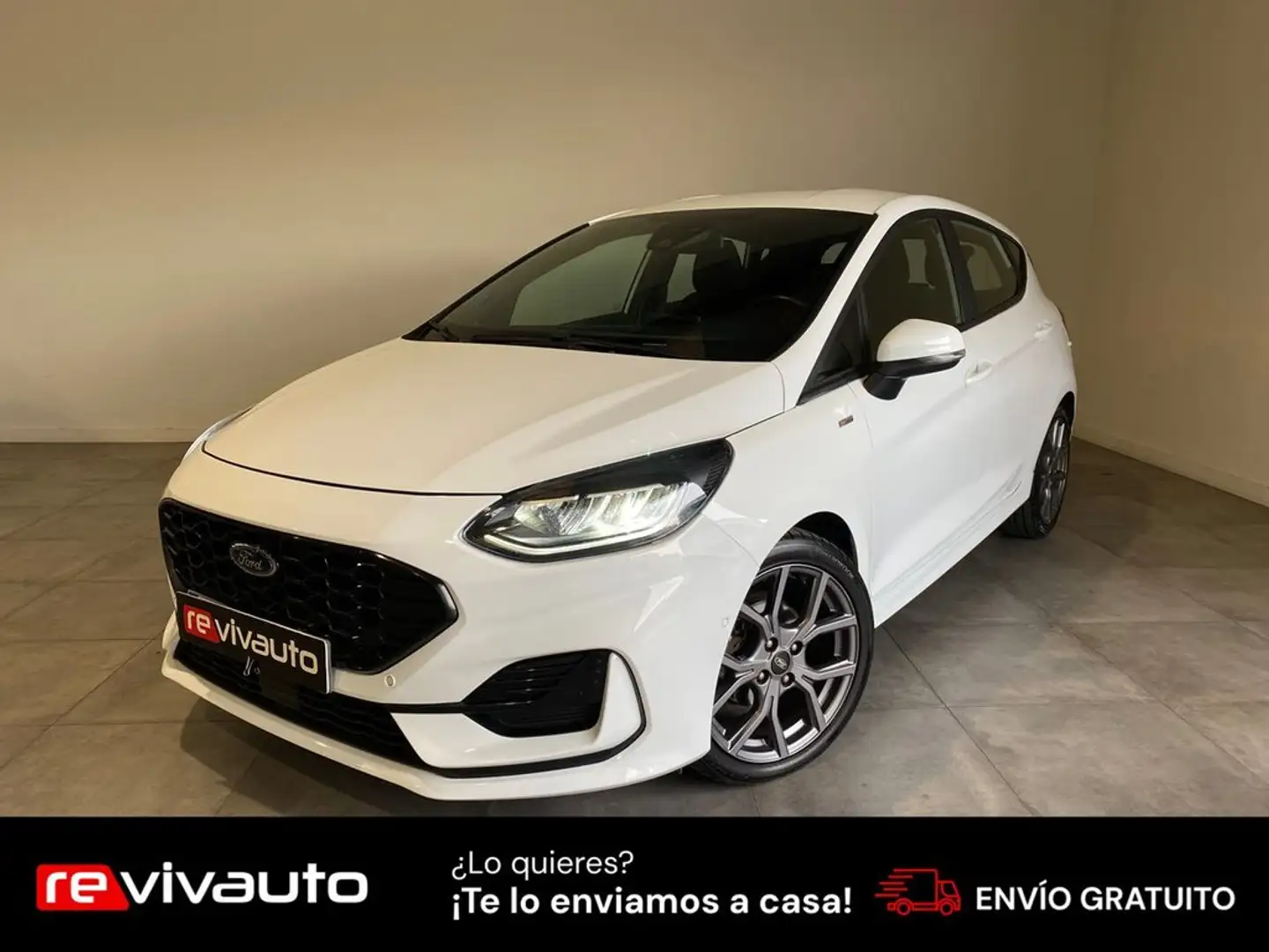 Ford Fiesta 1.0 EcoBoost MHEV 92kW(125CV) ST-Line 5p Blanc - 1