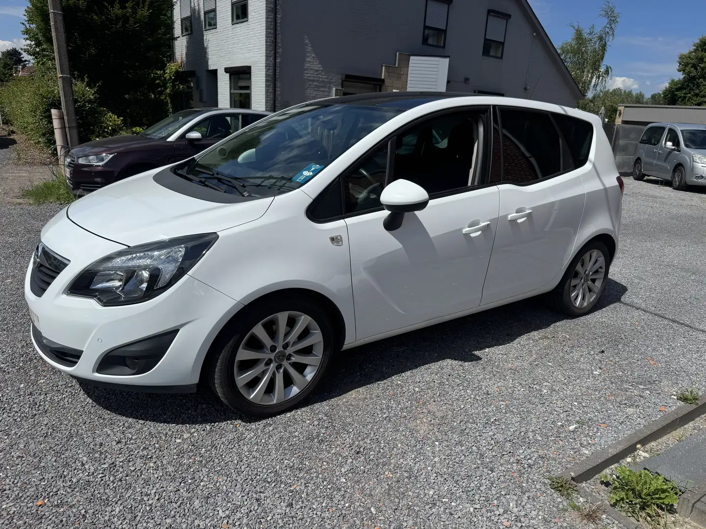 Opel Meriva 1.4 Benzine,Airco,Sensoren,94000km Wit - 2