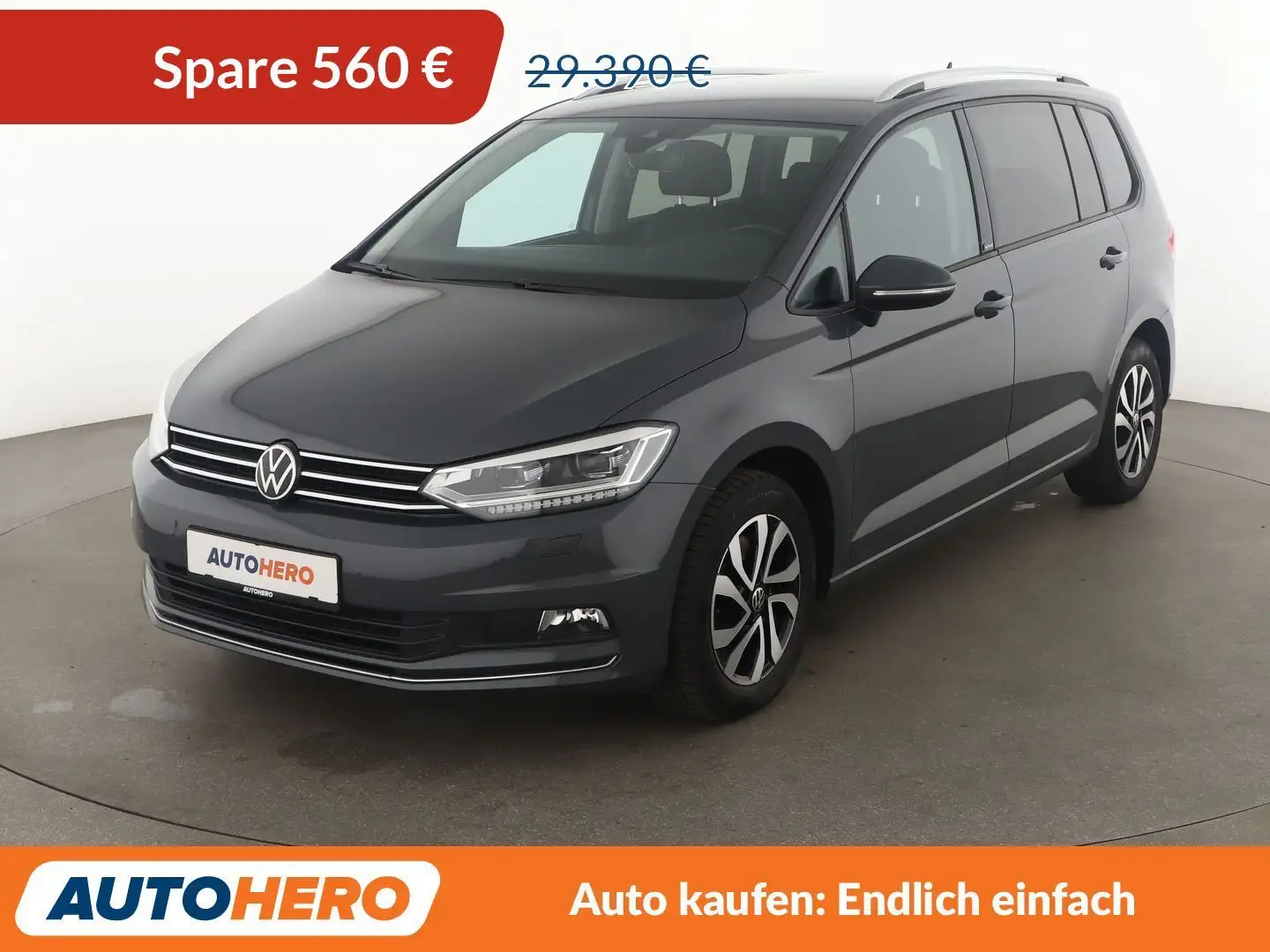 Volkswagen Touran 1.5 TSI ACT Active Aut.*NAVI*PDC*SHZ* Grau - 1