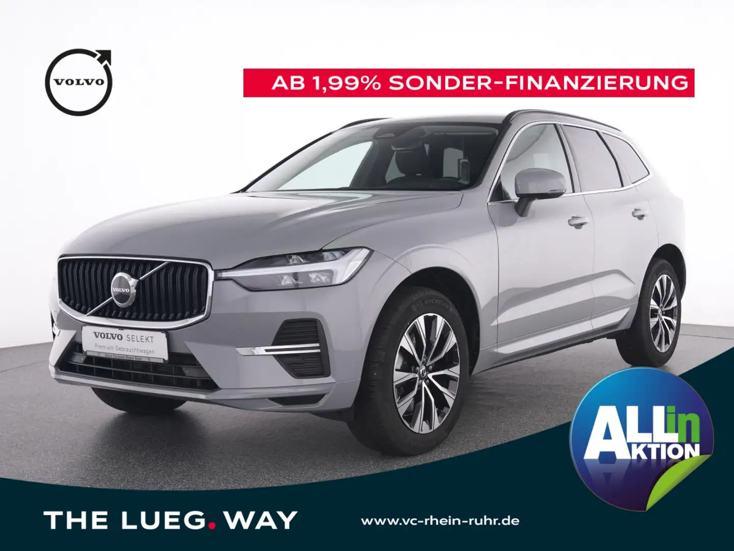 Volvo XC60 B4 Core +WINTER PAKET+STHZG+KEYLESS+ASP+ Gris - 1