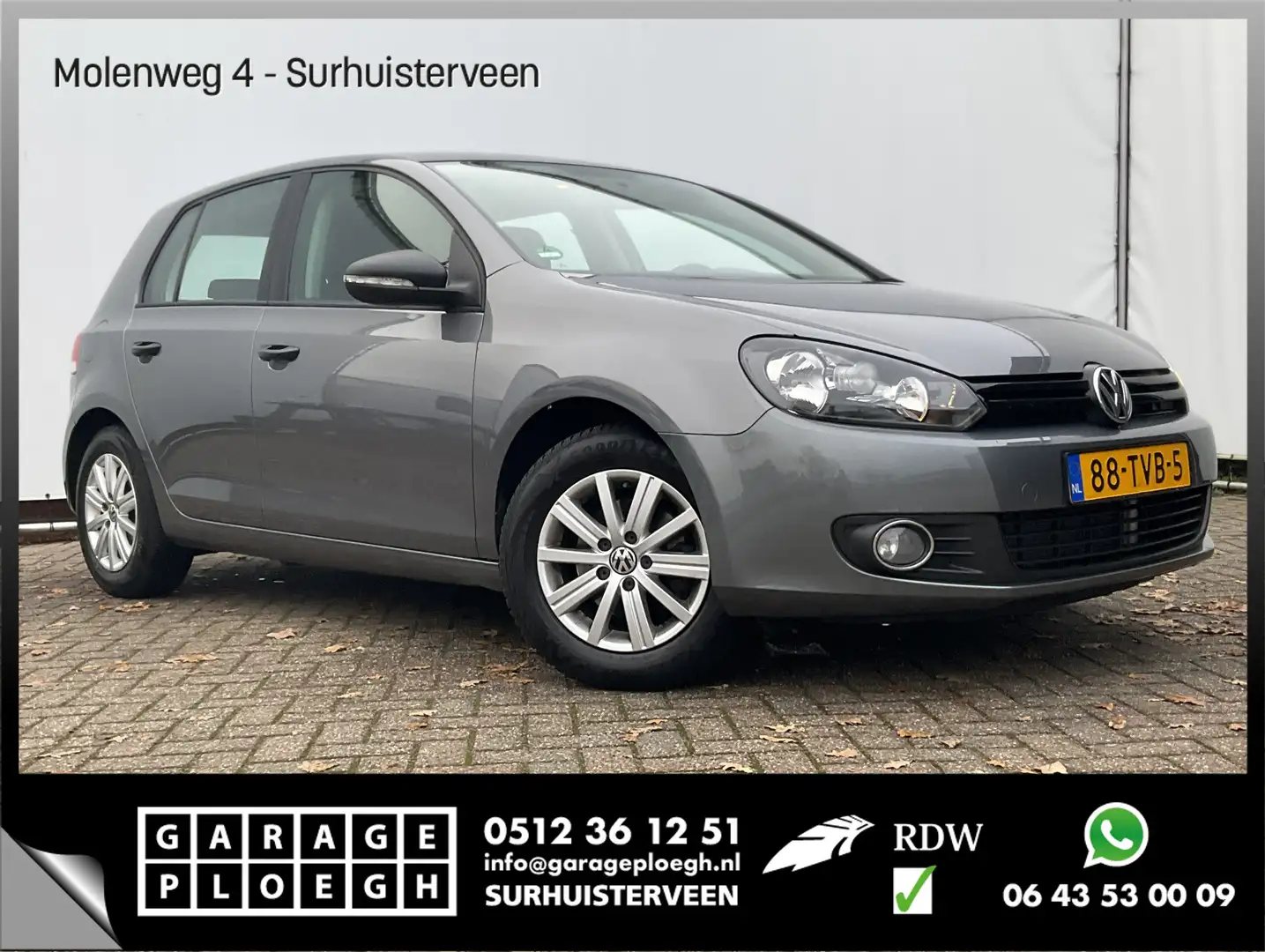 Volkswagen Golf 1.2 TSI 105PK Automaat Trekhaak Nav/Cruise NL-Auto Gris - 1