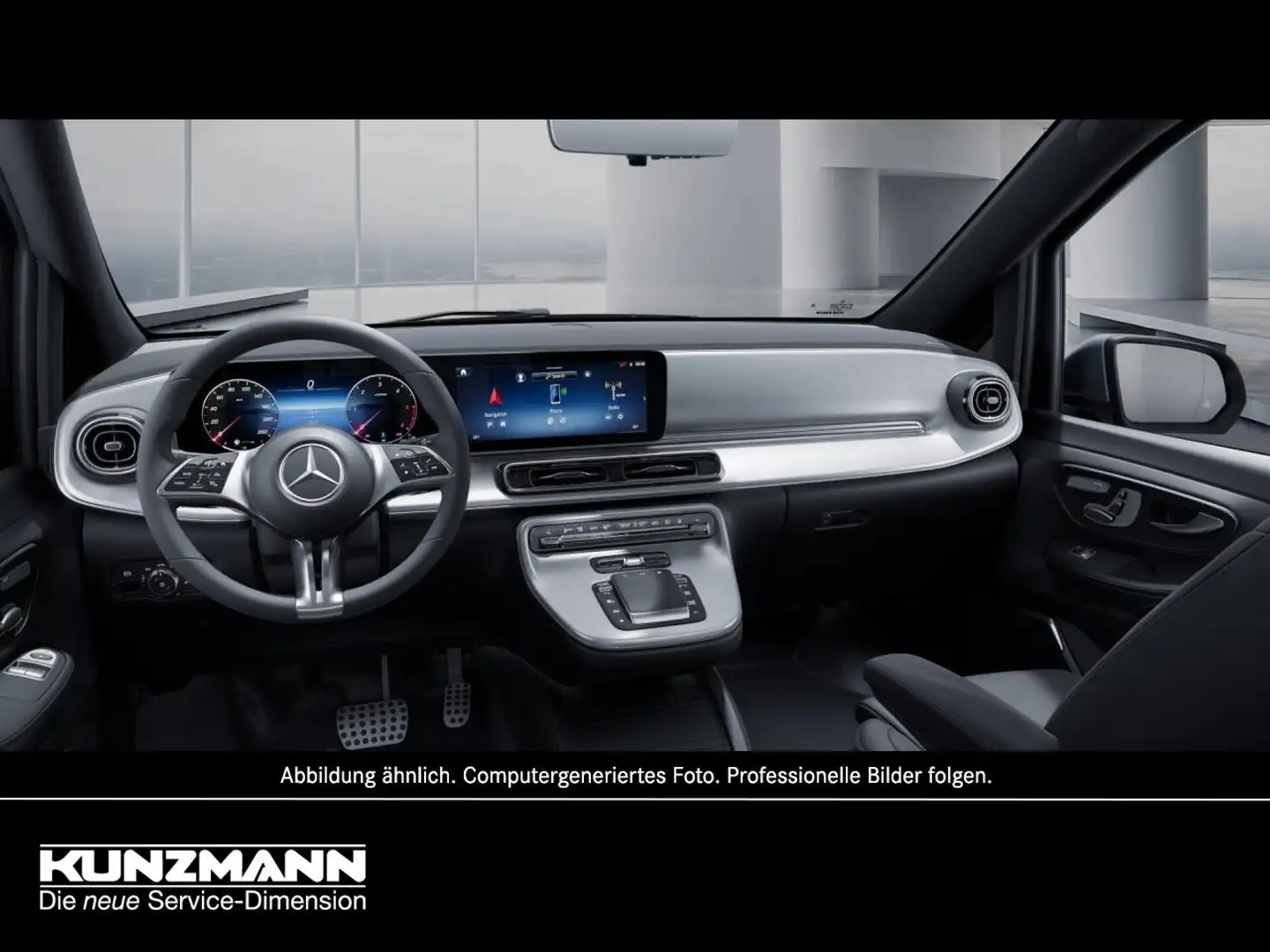 Mercedes-Benz V 300 d 4M EXCLUSIVE Lang Navi Standhzg 360° AHK Argent - 2