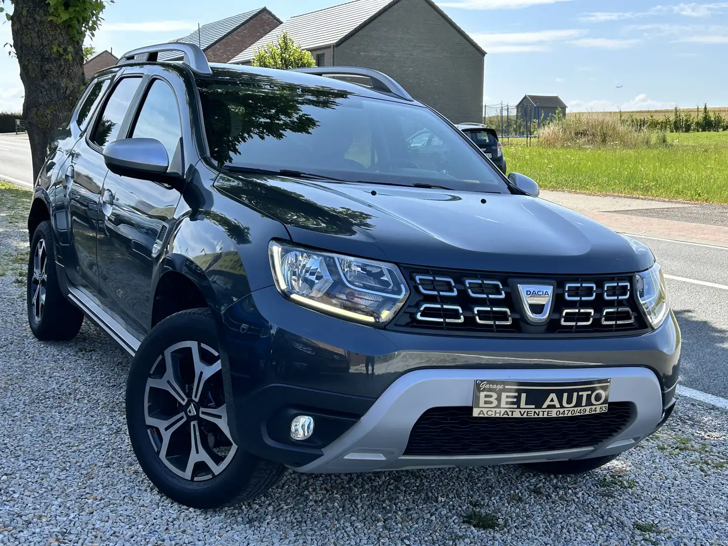 Dacia Duster TCe 130 2WD Prestige-Gps-Clim-Camera-Led-Ja-full Grijs - 1