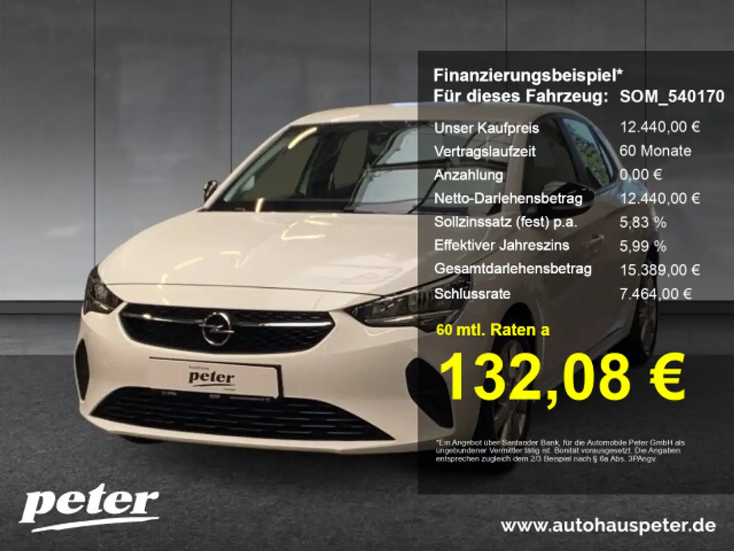 Opel Corsa Corsa F 1.2 Edition Klima Sitzheizung Allwetter Blanc - 1